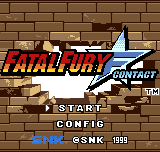 Fatal Fury - First Contact Title Screen